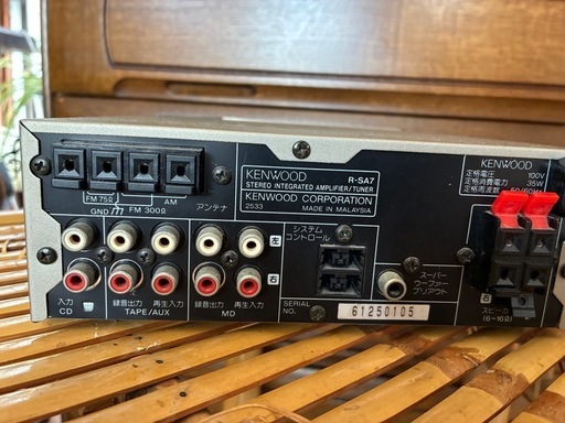 家電 KENWOOD     R-SA7
