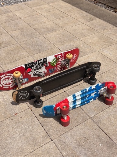 【3台セット】スケボー・クルーザー（Element / Z-FLEX / Penny）初心者歓迎！