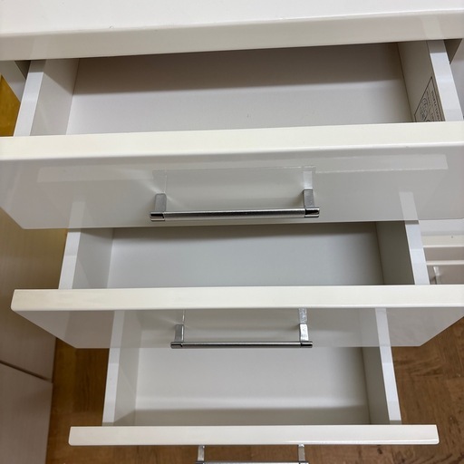 【ジャングル深井店】2枚扉 食器棚 白 キッチン家具 家具 堺市 深井 【FU568】