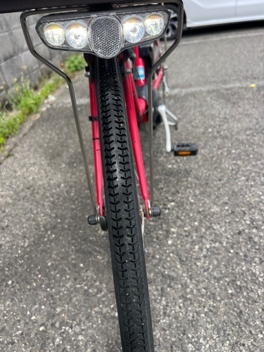 MICHELIN クロスバイク 7段変速 ワインレッド クラシックデザイン