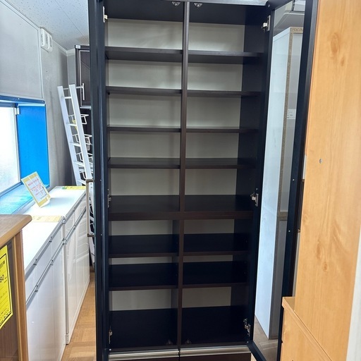 ジャングル深井店】食器棚 ダークブラウン キッチン家具 家具 堺市