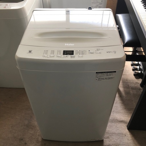 2024年製　ハイアール　全自動電気洗濯機　4.5kg JW-U45MK ST