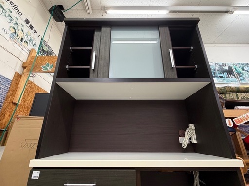 【愛品館 江戸川店 】NITORI 2枚スライド扉 キッチンボード RIPE105（ニトリ）