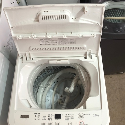 2022年製　ヤマダセレクト 7k 全自動電気洗濯機　7.0kg YWM-T70H1 ST