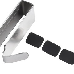 【新品】浴室シャワーガラスドアフック4点セットステンレス鋼ガラスドアタオルフックラックバスローブハンガーホルダーバックタイプ壁掛けフックの画像