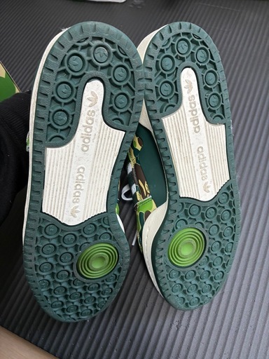 4/22のみ値下げ【美品】26.5cm adidas × A BATHING APE コラボスニーカー 30周年 カモ柄