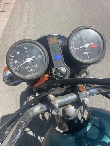 旧車cm125t-12v実動！集合マフラー！ミニバブ