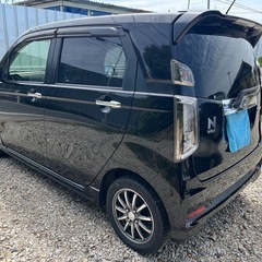 N-WGNカスタム　ブラック　車検有　の画像