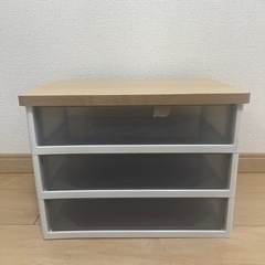 【無料】A4対応　天板付き収納ケースの画像