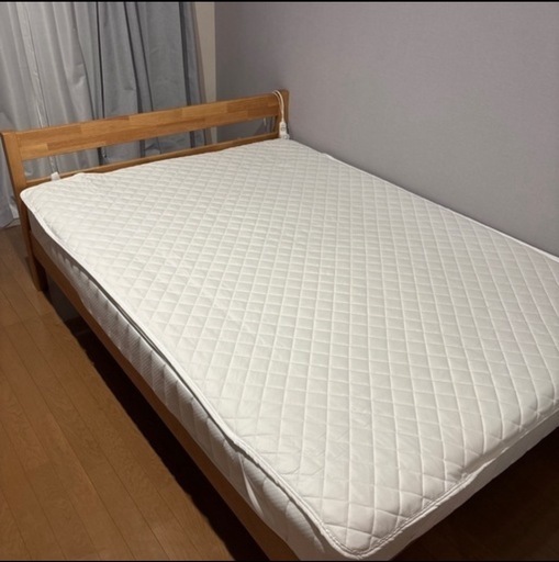 超美品！無印良品ダブルベッド