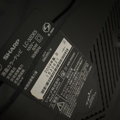 シャープ 32インチ  ジャンク品の画像