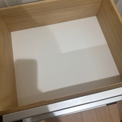 金曜日までの投稿　ニトリ茶色木製の引き出し部分　3段　ありますの画像