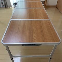 レジャーテーブル　キャンプ　バーベキュー　マルシェテーブル　の画像