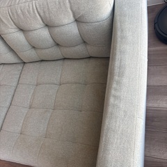 IKEAのソファ　LANDSKRONA ライトグリーン（多少汚れ有）の画像