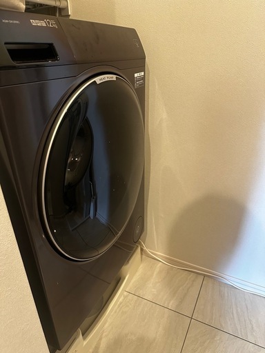美品✨2026年1月設置　ドラム式洗濯機　AQUA