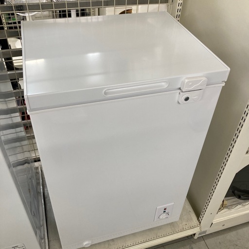 ⭐︎1年間保証⭐︎マクスゼン　99L1ドア冷凍ストッカー　2024年製　JF100ML01WH　※鍵欠品