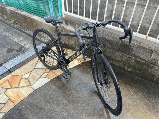 211：ESLUVE　ロードバイク　ジャンク　引取限定：埼玉県所沢市 現在、お話中です。【引き取り限定】[Esluve]アルミ合金製ロードバイク