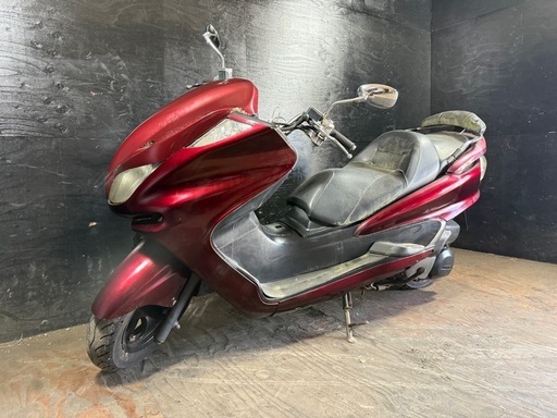 ★支払総額5.0万円★定休日なし！いつでも現車確認可能です！ ヤマハ マジェスティC 赤 SG03J LEDヘッドライト！ フロントマスク！ バックレスト！ 社外テール！ カスタムベースに♪