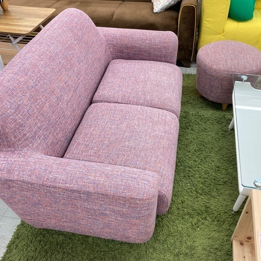 Francfranc ヌボラ2Pソファー　オットマン付き