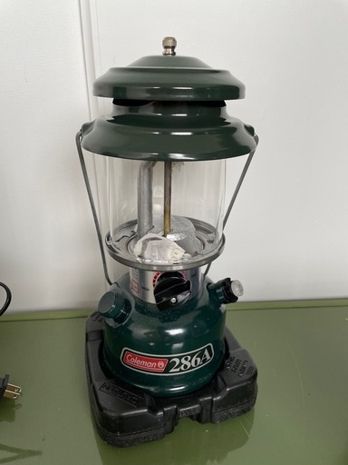 Coleman 286A ガソリンランタン ケース・燃料缶付き