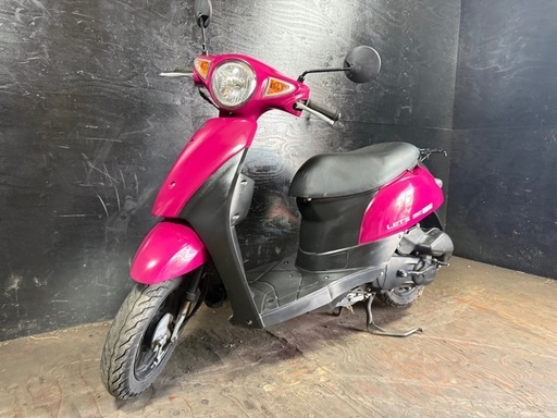 ★支払総額5.8万円★激安バイク続々入荷中！ とにかく安い！ スズキ レッツ ピンク CA4AA 人気のレッツ！ 4ストインジェクション！ 集中キー！ 外観良好！ おしゃれなカラー！