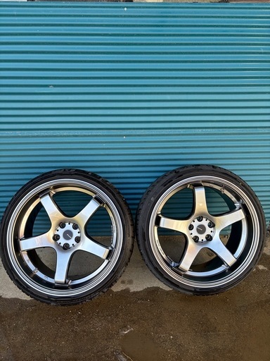 ホイール1本 バリノ18×9.5J +45　5H pcd100 86/BRZ