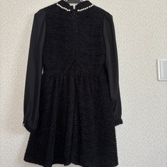 INGNIブラックミニワンピース の画像