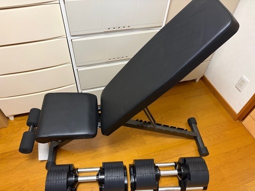 フレックスベル 32kg 正規品 2個セット　ベンチ付き