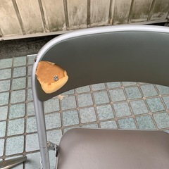 ▼値下げ▼★1脚¥500-★折りたたみパイプ椅子 3脚 ブルー2つ グレー1つ 作業用やイベント 行事事に！の画像