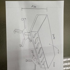 作業台　ライトテーブル中古品の画像