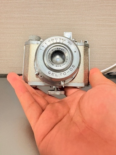 【極稀少】シルバーゲルトDマークⅢ 1939年製 GELTO-DⅢ ヴィンテージ フィルムカメラ レンジファインダーカメラ 簡易動作確認済み 製造台数数百台！