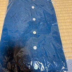 UVテンセルコットンクルーガーカーディガン　新品　Mサイズ　クルーカーデ長袖　長袖　ネイビー　レディースの画像