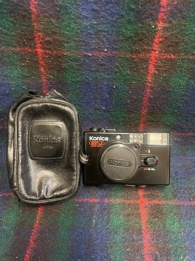 Konica EFJ AUTO DATE フィルムカメラ フラッシュOKケース付