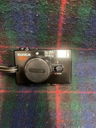 Konica EFJ AUTO DATE フィルムカメラ フラッシュOKケース付