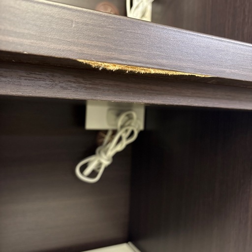 【ジャングル深井店】2枚扉 食器棚 ブラウン キッチン家具 堺市 深井【FU572】