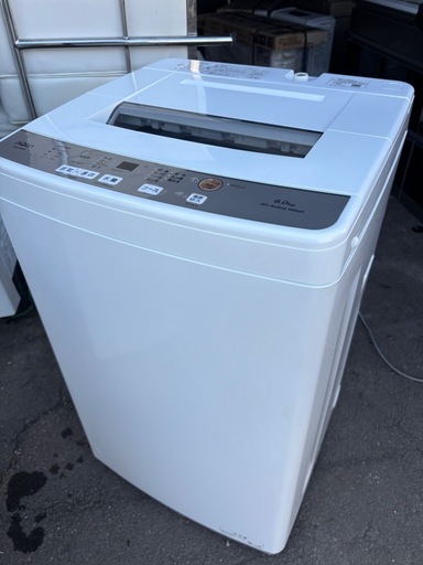 良品 AQUA アクア 6.0㎏ 全自動洗濯機 AQW-S6M 2022年製