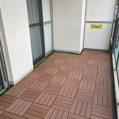 ウッドパネル　ウッドデッキ65〜70枚【4月中のお取引はお値引きします】の画像