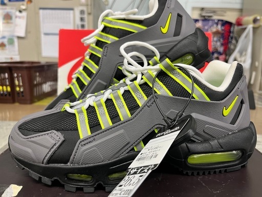 ジャングルジャングル貝塚店　NIKE スニーカー　エアマックス　AirMax95 NDSTRKT CZ3591-002  26.5cm 中古　リユース　貝塚　二色浜