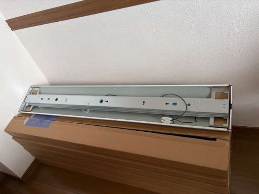 (新品12台)アイリスオーヤマ ECOHiLUX 逆富士型照明器具 40形×2灯用 IRLDFL42FJ