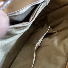 革編みトートバックの画像
