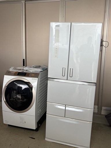 冷蔵庫　ドラム式洗濯機　セット売り