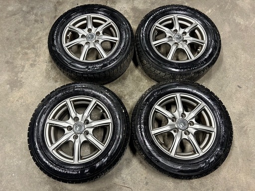 冬タイヤアルミ付きMillous ice GUARD 195/65R15 2022年製　15インチ　