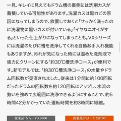 【美品】定価20万 Panasonic ドラム洗濯乾燥機 NA-VX8700Rの画像