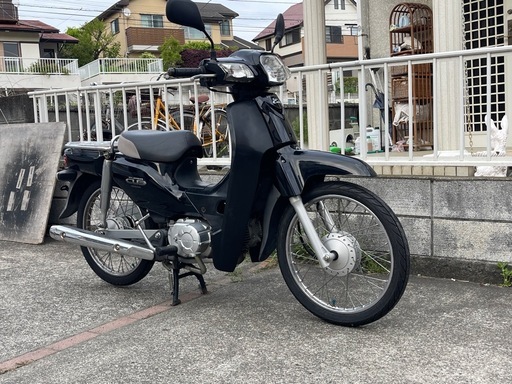 実働 ホンダ スーパーカブ50 AA04 FI セル付き 激渋の黒 格安自社配送あり