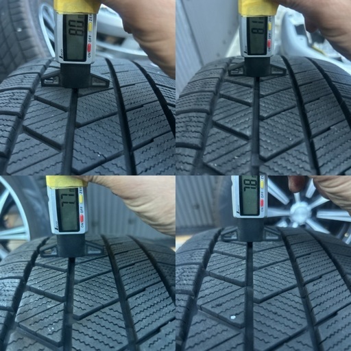ブリヂストン　バルミナ　18×7.5J ＋42 5H-114.3 ブリザック　VRX3 225/60R18 100Q 2023年製　スタッドレス　4本　ハリアーなど