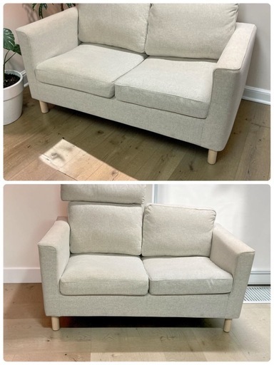 IKEA イケア/PARUP 2人掛けコンパクトソファ　カバー洗濯済み