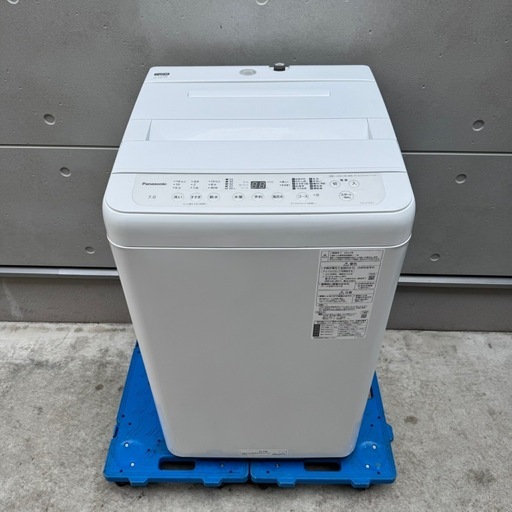 373⭐️2023年製美品★パナソニック　洗濯機　7KG 大型　一人暮らし　最新モデル