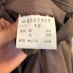 美品　ブラウン　可愛い　フード付き　トレンチコート　40の画像