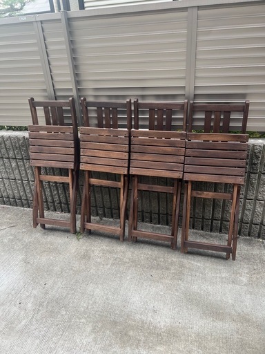IKEAエップラロー ガーデンテーブルチェアセット