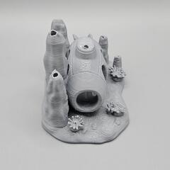 定形外｜水槽用 潜水艇の隠れ家 エアレーション対応の画像